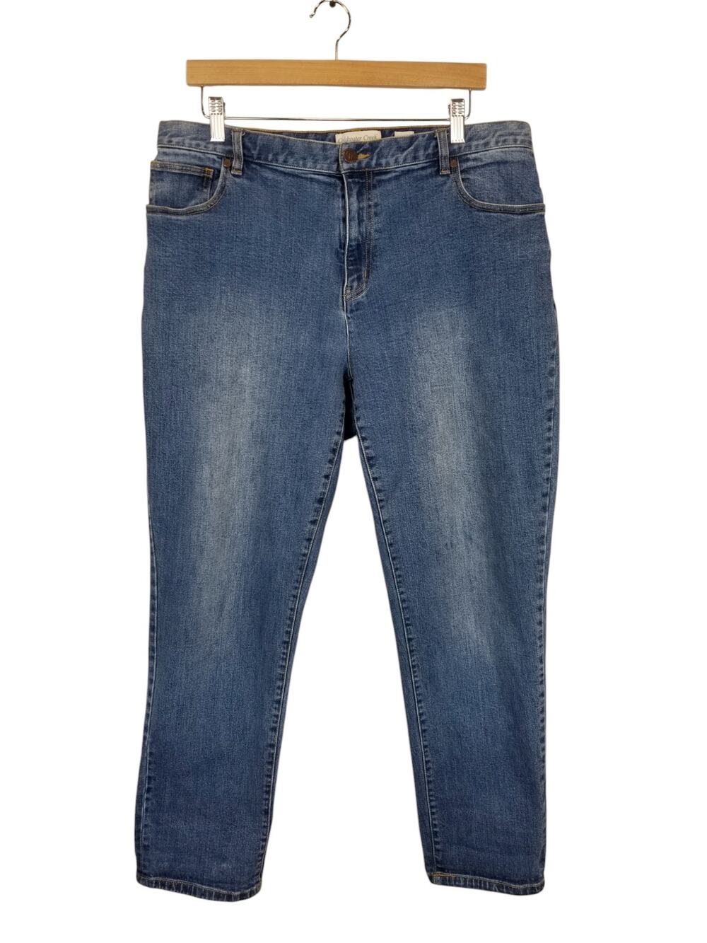 Coldwater Creek Women's Straight Leg Jeans Medium Wash Size 16
